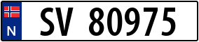 Truck License Plate